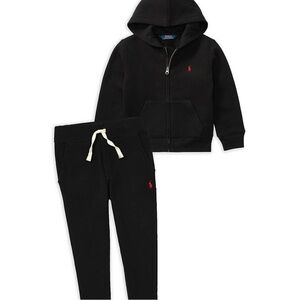Polo by Ralph Lauren Kids Black Jogger Set